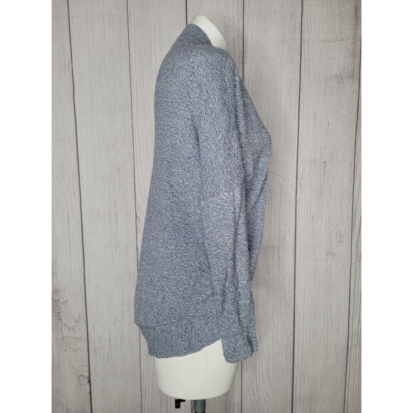 Toad & Co Blue Gray Open Front Cardigan With Organic Cotton Size Small - Picture 4 of 6